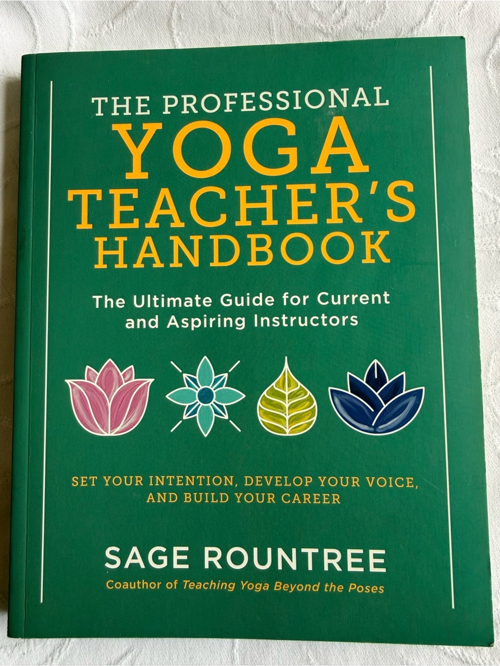 The Professional Yoga Teachers Handbook Sage Rountree Paperback Guide Book